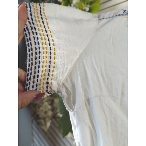 URBAN OUTFITTER'S Women's Willow Embroidered Button Through Shirt Collared M REA - Picture 7 of 7